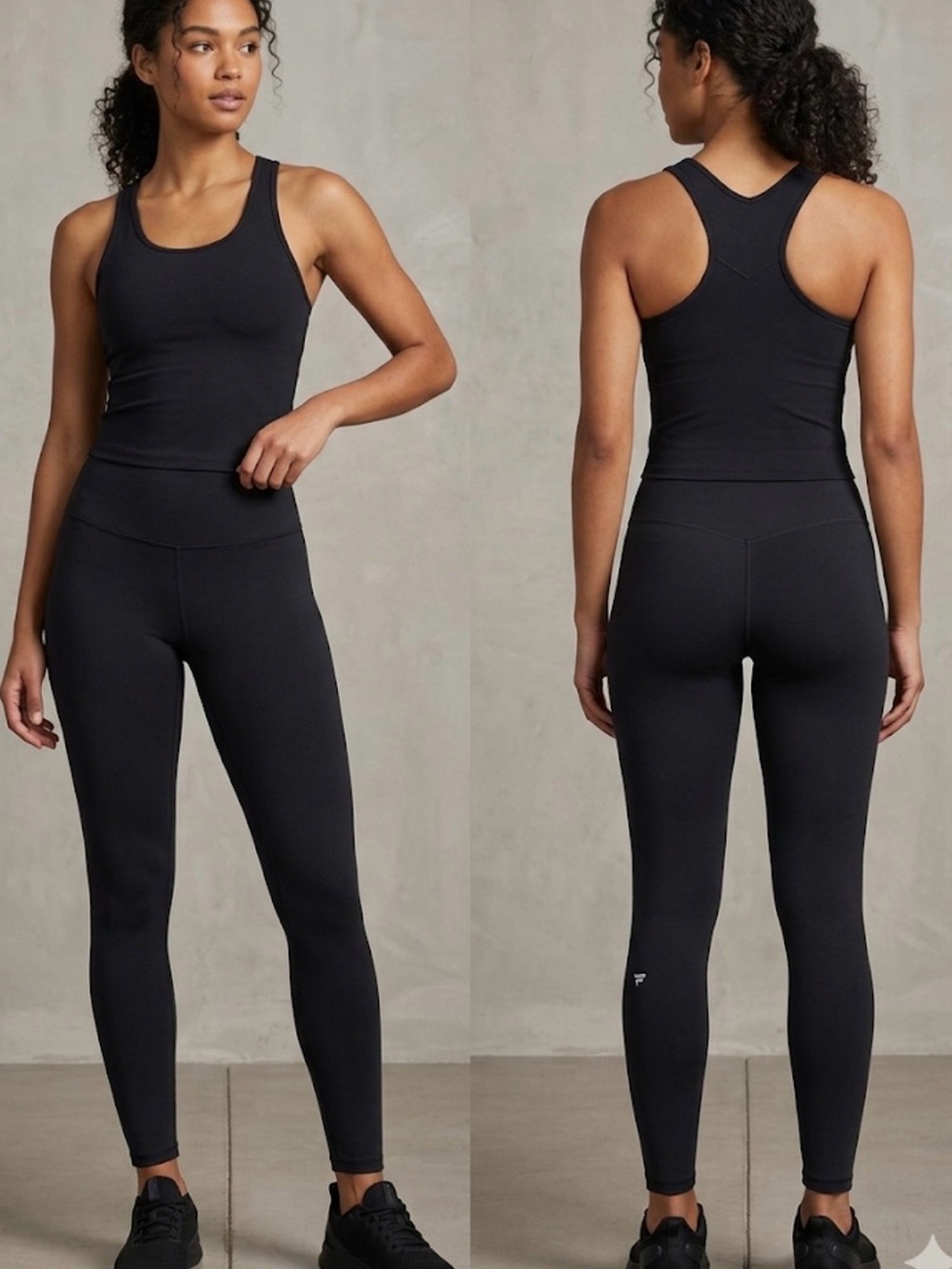 Fabletics Black High-Waist Performance Leggings